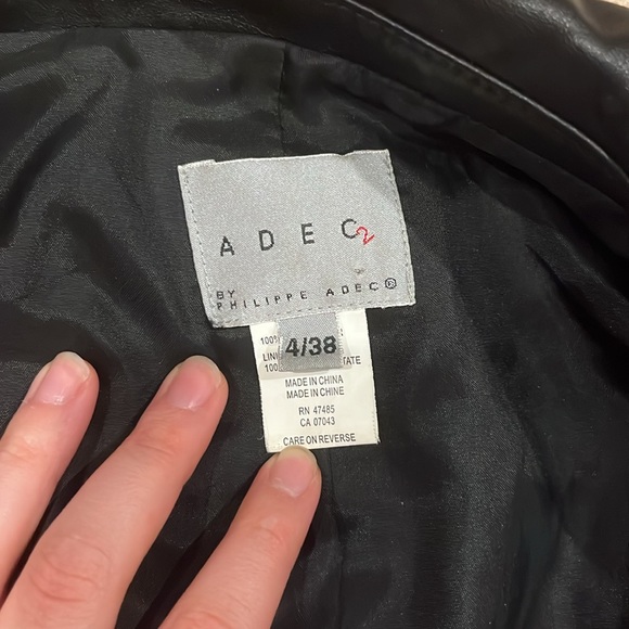 Philippe adec adec2 leather jacket - Picture 6 of 13